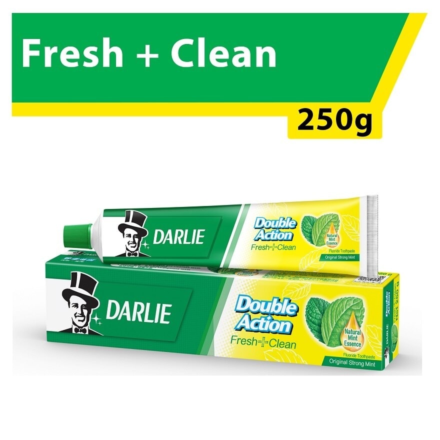 Double Action Toothpaste Fresh + Clean Original Mint 250g