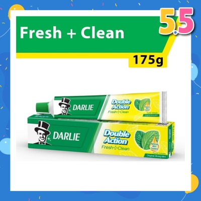 DARLIE Double Action Toothpaste Fresh + Clean Original Mint 175g