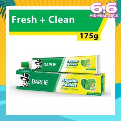 DARLIE Double Action Toothpaste Fresh + Clean Original Mint 175g
