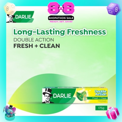 DARLIE - Double Action Freshness Toothpaste Fresh + Clean Original Mint 175g