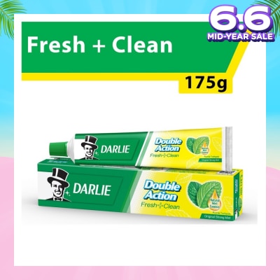 DARLIE Double Action Toothpaste Fresh + Clean Original Mint 175g