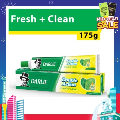 DARLIE Double Action Toothpaste Fresh + Clean Original Mint 175g