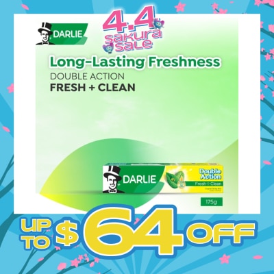 DARLIE - Double Action Freshness Toothpaste Fresh + Clean Original Mint 175g