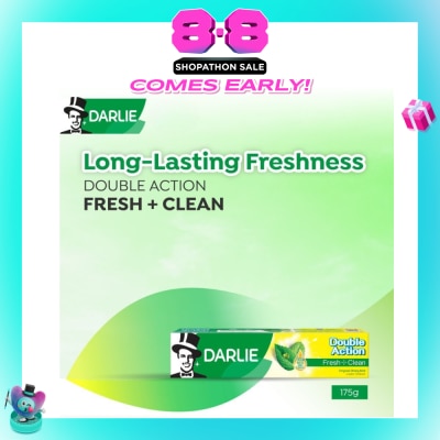 DARLIE - Double Action Freshness Toothpaste Fresh + Clean Original Mint 175g