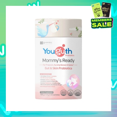 YOUGUTH PROBIOTICS Mommy's Ready Gut & Skin Probiotics Dietary Supplement Sachet 1.8g x 60s