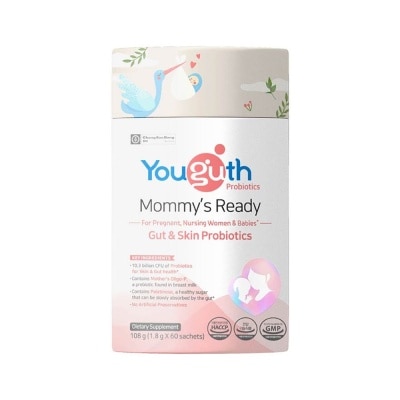 YOUGUTH PROBIOTICS Mommy's Ready Gut & Skin Probiotics Dietary Supplement Sachet 1.8g x 60s