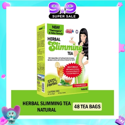 21ST CENTURY - 100% Herbal Slimming Caffine Free Tea Natural Tea Bags 2g x 48s image