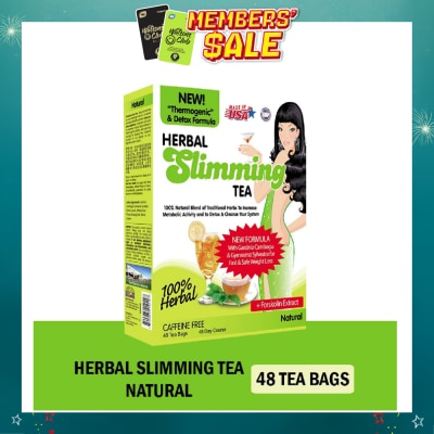 21ST CENTURY - 100% Herbal Slimming Caffine Free Tea Natural Tea Bags 2g x 48s