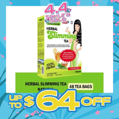 21ST CENTURY - 100% Herbal Slimming Caffine Free Tea Natural Tea Bags 2g x 48s