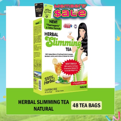21ST CENTURY - 100% Herbal Slimming Caffine Free Tea Natural Tea Bags 2g x 48s