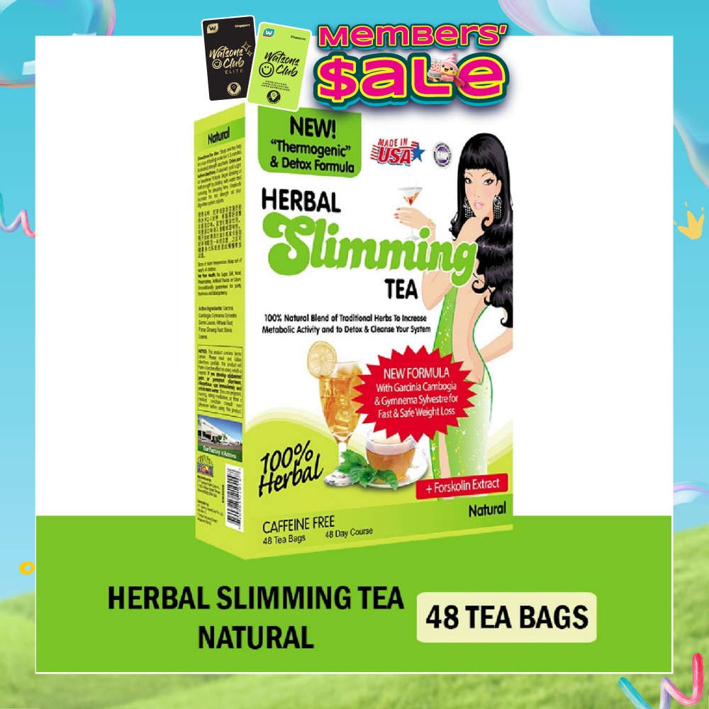 100% Herbal Slimming Caffine Free Tea Natural Tea Bags 2g x 48s