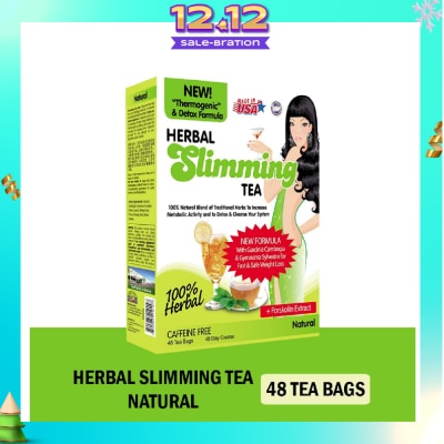 21ST CENTURY 100% Herbal Slimming Caffine Free Tea Natural Tea Bags 2g x 48s