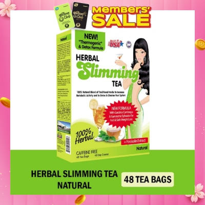 21ST CENTURY 100% Herbal Slimming Caffine Free Tea Natural Tea Bags 2g x 48s