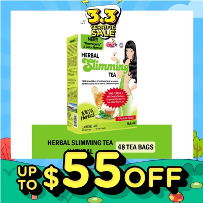 21ST CENTURY 100% Herbal Slimming Caffine Free Tea Natural Tea Bags 2g x 48s