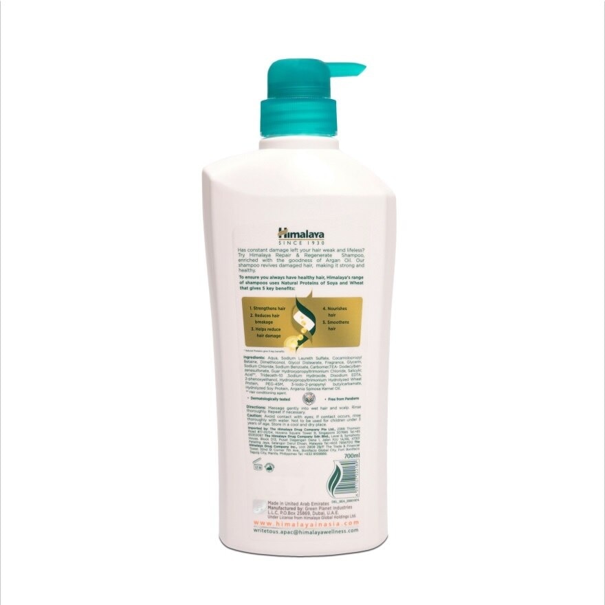 Repair & Regenerate Shampoo (Strengthen & Revive Damaged Hair) 700ml