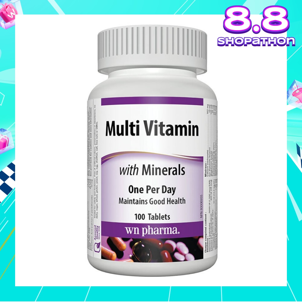 MultiVitasmins With Minerals 100 Tablets