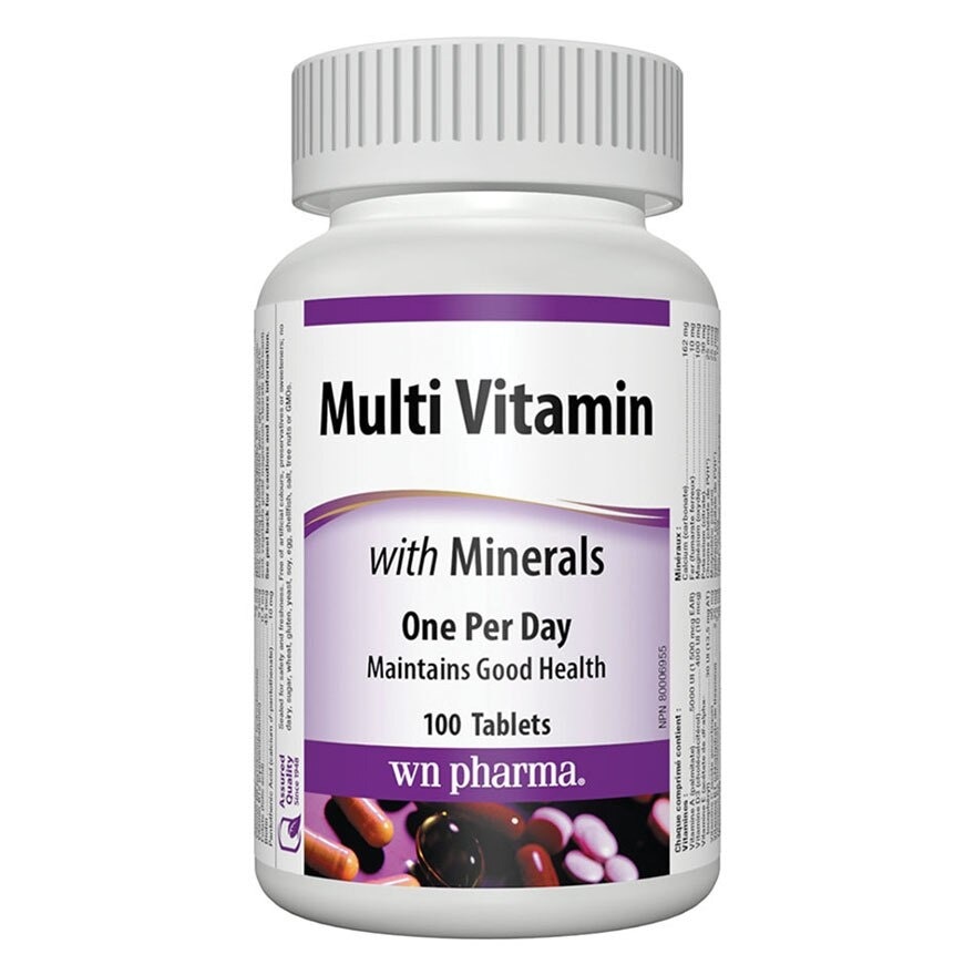 MultiVitasmins With Minerals 100 Tablets