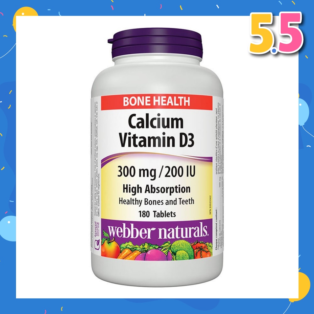 Calcium Citrate with Vitamin D3 180 Tablets