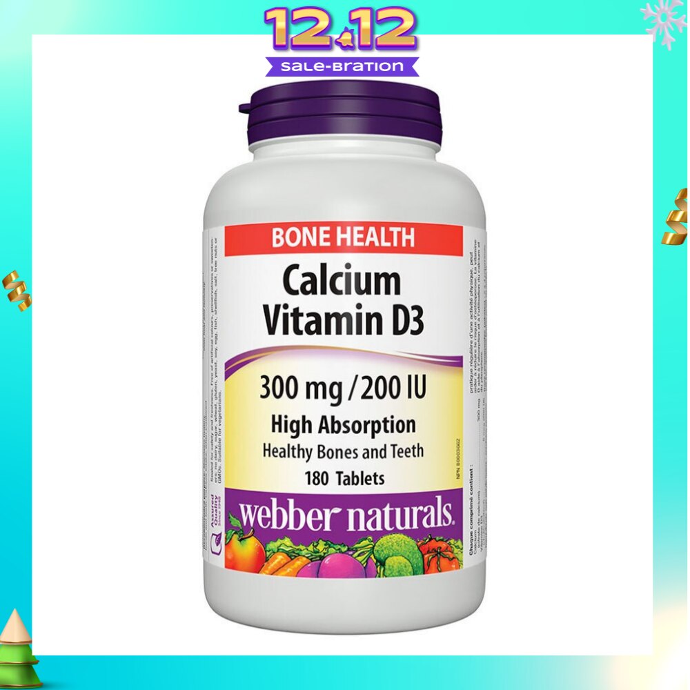 Calcium Citrate with Vitamin D3 180 Tablets