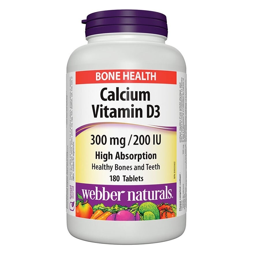 Calcium Citrate with Vitamin D3 180 Tablets