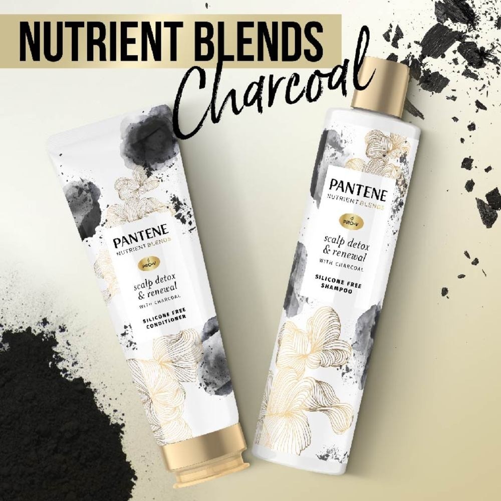 Nutrient Blends Scalp Detox & Renewal with Charcoal Shampoo (Detox & Strengthens Hair) 270ml