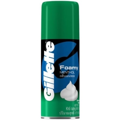 GILLETTE Foamy Menthol Shave Foam 175g