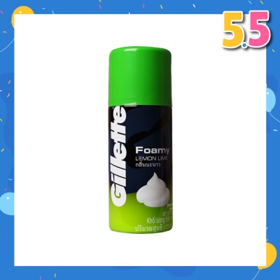 GILLETTE Foamy Lemon Lime Shaving Foam 175g