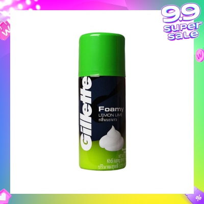GILLETTE Foamy Lemon Lime Shaving Foam 175g