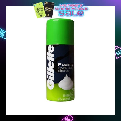 GILLETTE Foamy Lemon Lime Shaving Foam 175g