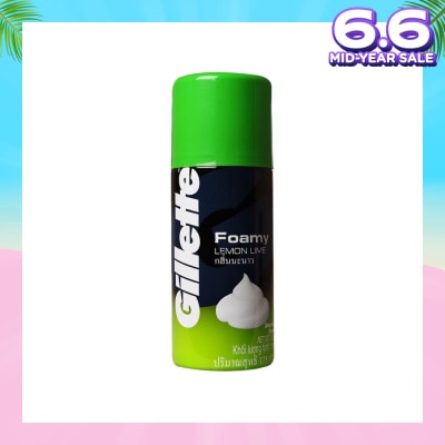 GILLETTE Foamy Lemon Lime Shaving Foam 175g