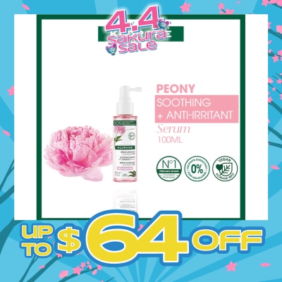 KLORANE - Soothing + Anti-Irritant Peony Serum (For Sensitive Scalp Looking For Relief & Comfort) 100ml