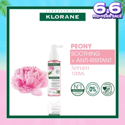 KLORANE Soothing + Anti-Irritant Peony Serum (For Sensitive Scalp Looking For Relief & Comfort) 100ml