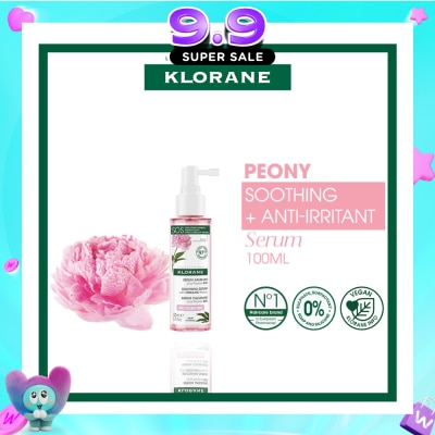 KLORANE - Soothing + Anti-Irritant Peony Serum (For Sensitive Scalp Looking For Relief & Comfort) 100ml image