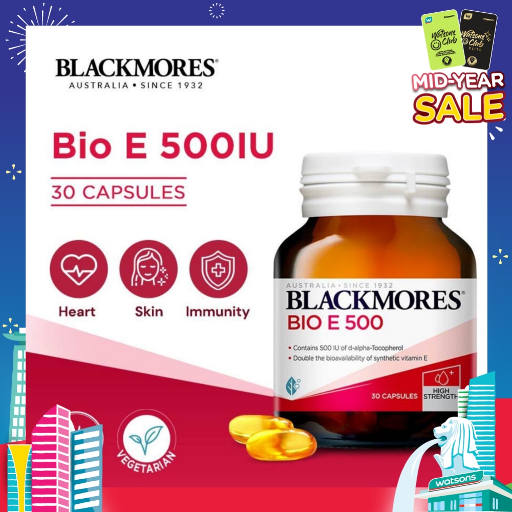 Bio E 500 IU Capsules 30s
