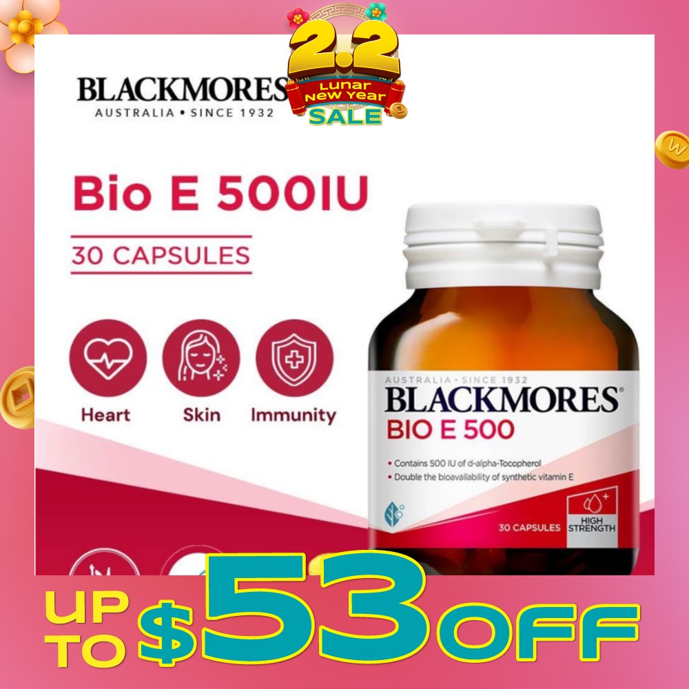 Bio E 500 IU Capsules 30s