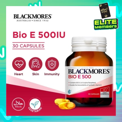 BLACKMORES Bio E 500 IU Capsules 30s