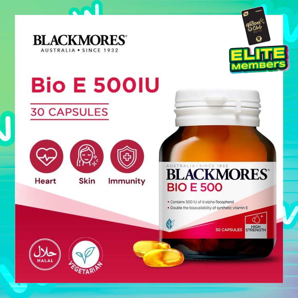 Bio E 500 IU Capsules 30s