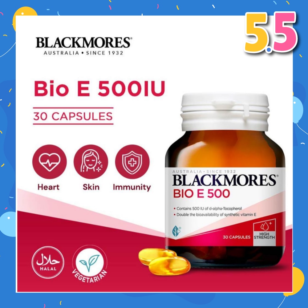 Blackmores Bio E 500 IU Capsules 30s