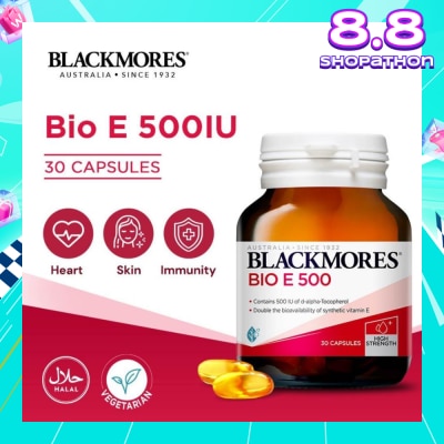 BLACKMORES Bio E 500 IU Capsules 30s