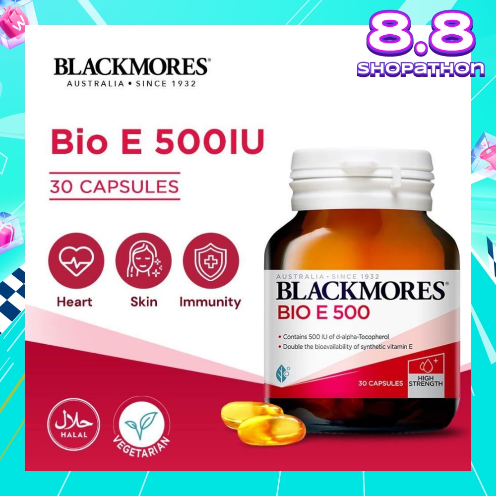Bio E 500 IU Capsules 30s