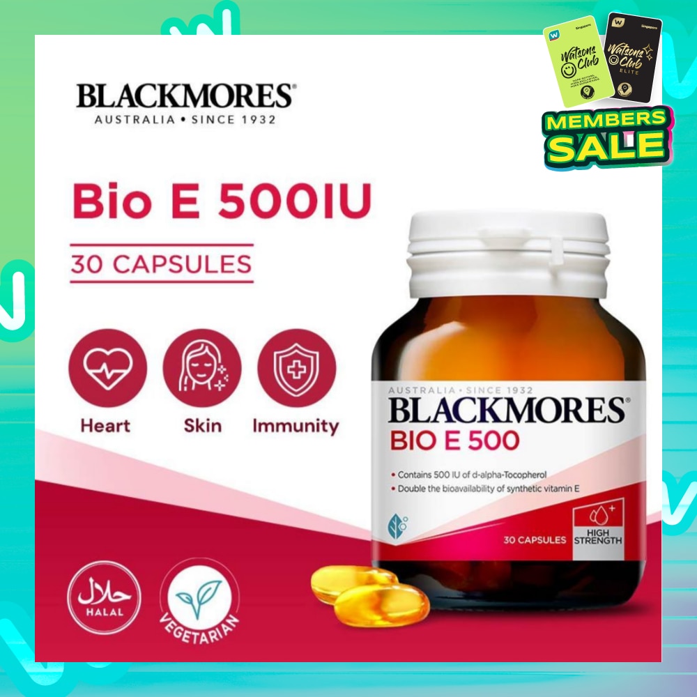 Bio E 500 IU Capsules 30s