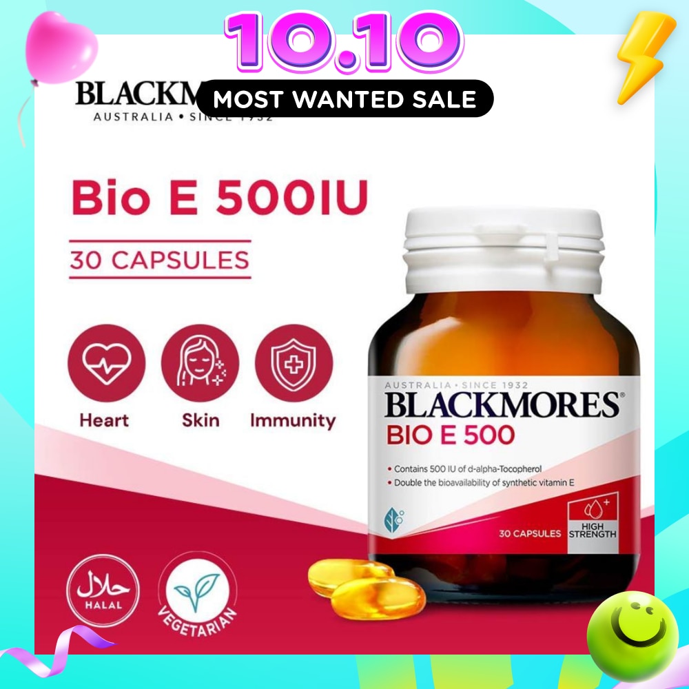 Bio E 500 IU Capsules 30s image