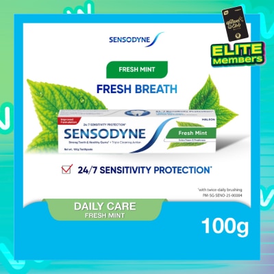 SENSODYNE Sensitive Teeth Oral Care Toothpaste Fresh Mint (Dental Sensitivity Relief) 100g