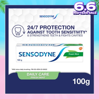 SENSODYNE Sensitive Teeth Oral Care Toothpaste Fresh Mint (Dental Sensitivity Relief) 100g