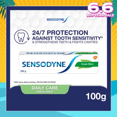 SENSODYNE Sensitive Teeth Oral Care Toothpaste Fresh Mint (Dental Sensitivity Relief) 100g