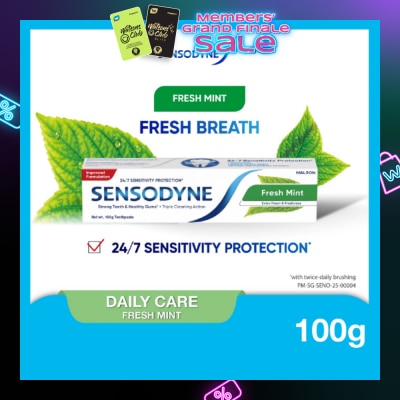SENSODYNE Sensitive Teeth Oral Care Toothpaste Fresh Mint (Dental Sensitivity Relief) 100g