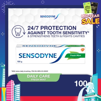 SENSODYNE Sensitive Teeth Oral Care Toothpaste Fresh Mint (Dental Sensitivity Relief) 100g