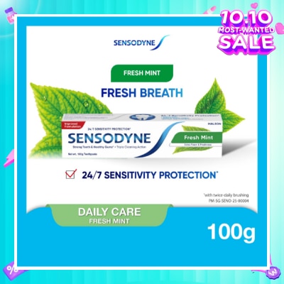 SENSODYNE Sensitive Teeth Oral Care Toothpaste Fresh Mint (Dental Sensitivity Relief) 100g