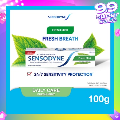 SENSODYNE Sensitive Teeth Oral Care Toothpaste Fresh Mint (Dental Sensitivity Relief) 100g