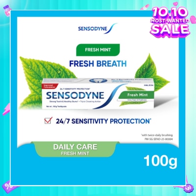 SENSODYNE Sensitive Teeth Oral Care Toothpaste Fresh Mint (Dental Sensitivity Relief) 100g